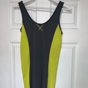 Forever 21 Lime & Grey Athletic Workout Dress